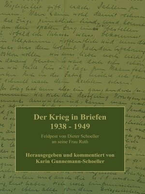 cover image of Der Krieg in Briefen 1938-1949